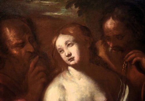 Antiquités - Susanna and the two elders - 17th-century Lombard School
